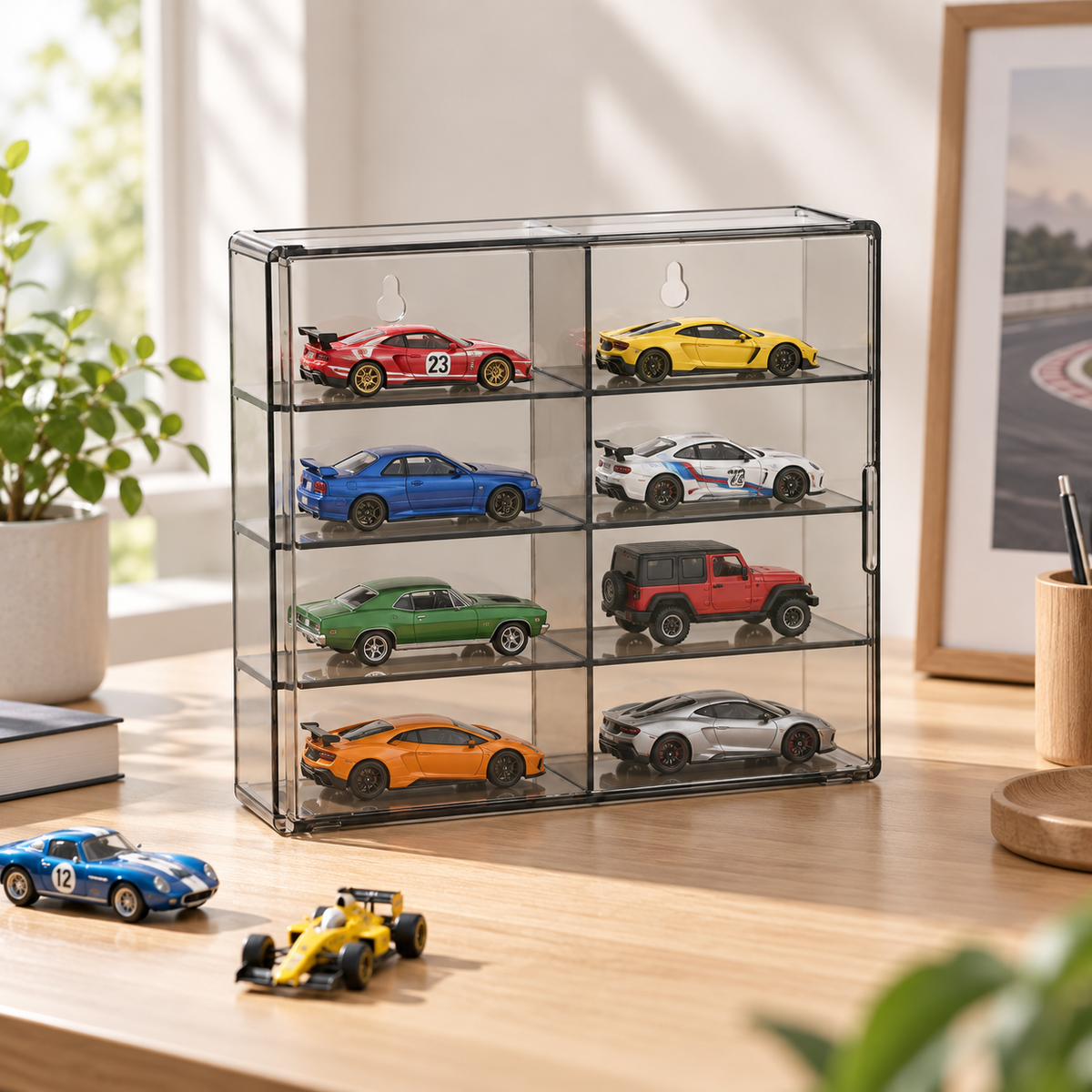 Model Car Storage and Display Case