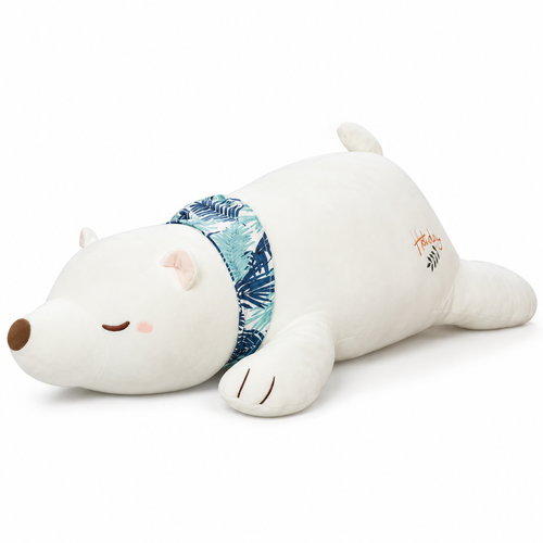 Sleeping Bear Plush Pillow