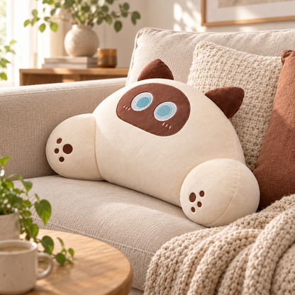 Siamese Cat Lumbar Cushion