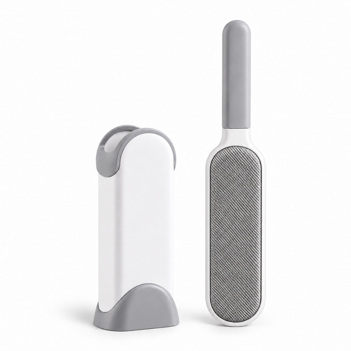 Double-Sided Lint & Hair Remover Brush with Storage Base